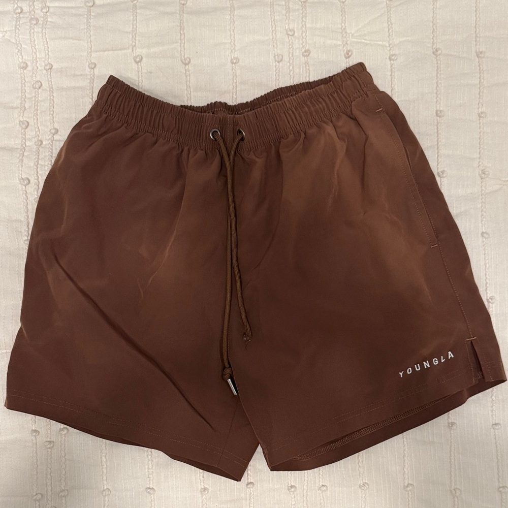 YoungLA Chocolate Brown Shorts